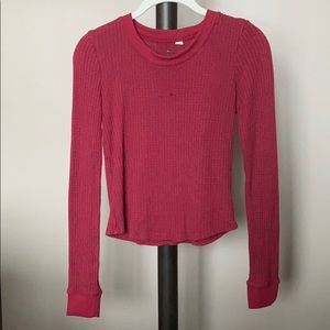 Pacsun Waffle Knit Long Sleeve